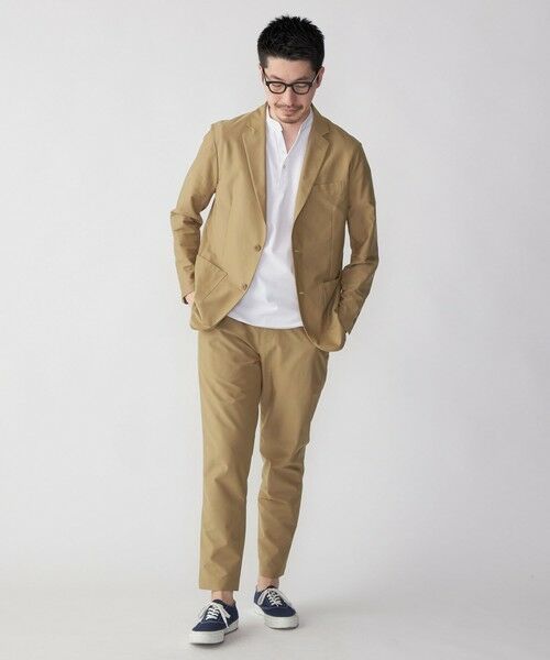 SHIPS / シップス Tシャツ | 【WEB限定】SHIPS:〈接触冷感〉アイスタッチ プレーティングジャージー パイピング バンドカラーポロシャツ | 詳細2