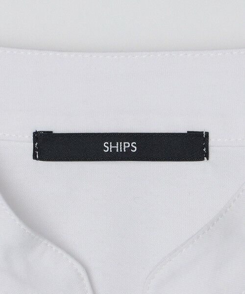 SHIPS / シップス Tシャツ | 【WEB限定】SHIPS:〈接触冷感〉アイスタッチ プレーティングジャージー パイピング バンドカラーポロシャツ | 詳細10