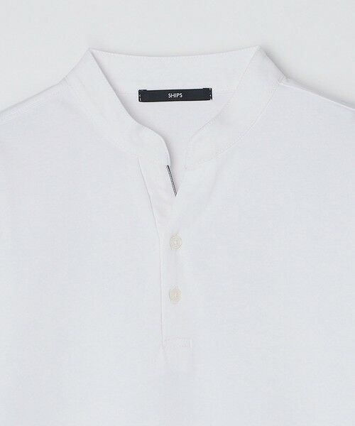 SHIPS / シップス Tシャツ | 【新色追加】【WEB限定】SHIPS:〈接触冷感〉アイスタッチ プレーティングジャージー パイピング バンドカラーポロシャツ | 詳細7