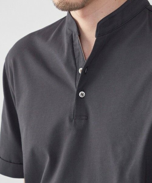 SHIPS / シップス Tシャツ | 【WEB限定】SHIPS:〈接触冷感〉アイスタッチ プレーティングジャージー パイピング バンドカラーポロシャツ | 詳細15