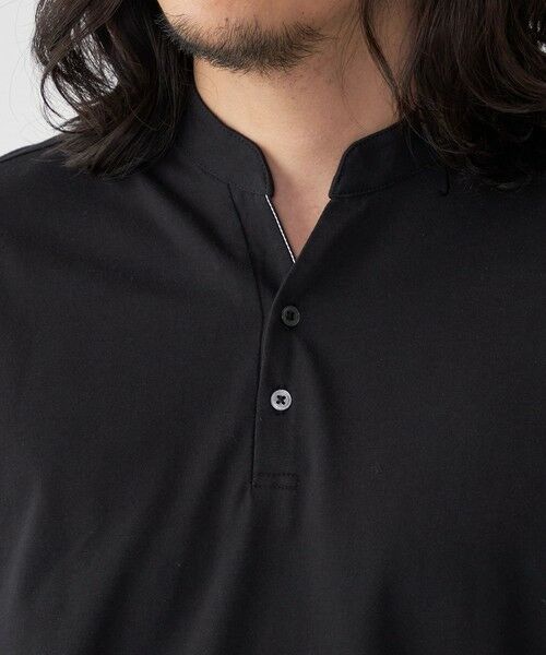 SHIPS / シップス Tシャツ | 【WEB限定】SHIPS:〈接触冷感〉アイスタッチ プレーティングジャージー パイピング バンドカラーポロシャツ | 詳細20