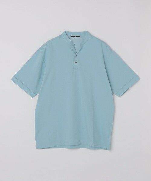 SHIPS / シップス Tシャツ | 【新色追加】【WEB限定】SHIPS:〈接触冷感〉アイスタッチ プレーティングジャージー パイピング バンドカラーポロシャツ | 詳細23