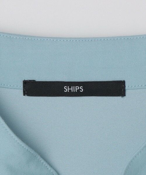 SHIPS / シップス Tシャツ | 【新色追加】【WEB限定】SHIPS:〈接触冷感〉アイスタッチ プレーティングジャージー パイピング バンドカラーポロシャツ | 詳細28
