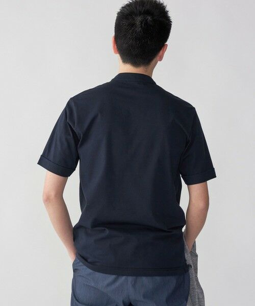 SHIPS / シップス Tシャツ | 【WEB限定】SHIPS:〈接触冷感〉アイスタッチ プレーティングジャージー パイピング バンドカラーポロシャツ | 詳細30