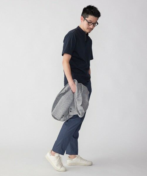 SHIPS / シップス Tシャツ | 【WEB限定】SHIPS:〈接触冷感〉アイスタッチ プレーティングジャージー パイピング バンドカラーポロシャツ | 詳細27