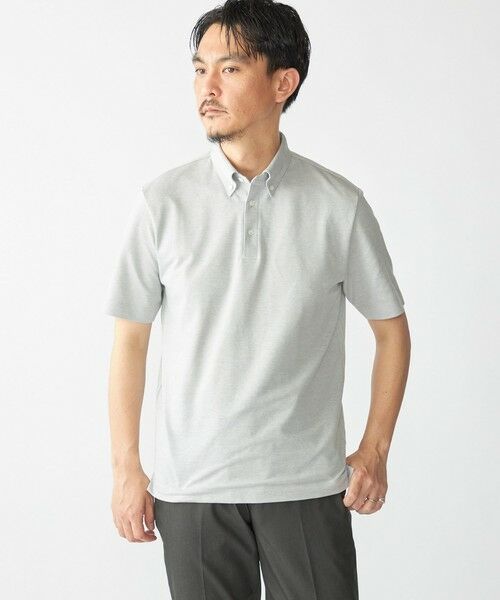SHIPS / シップス Tシャツ | SHIPS: カノコ ボタンダウンカラー ポロシャツ | 詳細1
