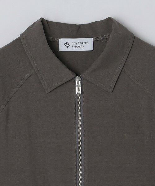 SHIPS / シップス Tシャツ | City Ambient Products: リラックス ハーフ ジップ ポロシャツ | 詳細1