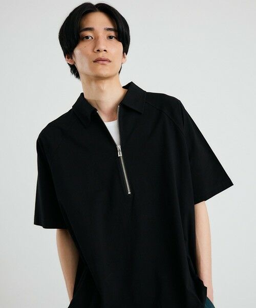 SHIPS / シップス Tシャツ | City Ambient Products: リラックス ハーフ ジップ ポロシャツ | 詳細7
