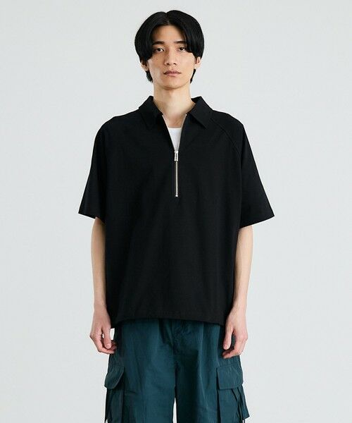 SHIPS / シップス Tシャツ | City Ambient Products: リラックス ハーフ ジップ ポロシャツ | 詳細8