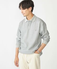 SHIPS / シップス Tシャツ | 【WEB限定】SHIPS:〈抗菌・防臭〉ワンポイント ロゴ バーズアイ ロングスリーブ ポロシャツ