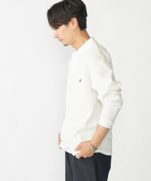 SHIPS / シップス Tシャツ | 【WEB限定】SHIPS:〈抗菌・防臭〉ワンポイント ロゴ バーズアイ ロングスリーブ ポロシャツ | 詳細7