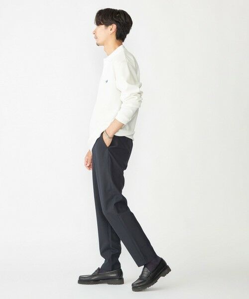 SHIPS / シップス Tシャツ | 【WEB限定】SHIPS:〈抗菌・防臭〉ワンポイント ロゴ バーズアイ ロングスリーブ ポロシャツ | 詳細2