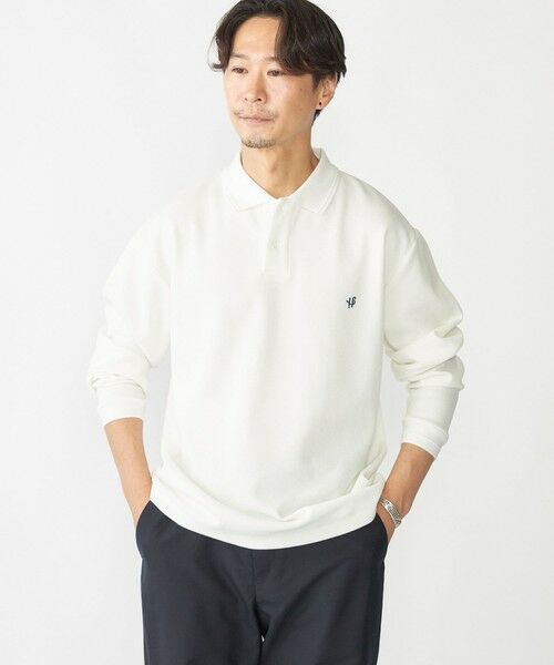 SHIPS / シップス Tシャツ | 【WEB限定】SHIPS:〈抗菌・防臭〉ワンポイント ロゴ バーズアイ ロングスリーブ ポロシャツ | 詳細5