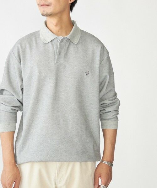 SHIPS / シップス Tシャツ | 【WEB限定】SHIPS:〈抗菌・防臭〉ワンポイント ロゴ バーズアイ ロングスリーブ ポロシャツ | 詳細18