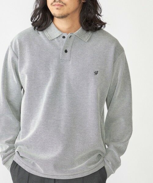 SHIPS / シップス Tシャツ | 【WEB限定】SHIPS:〈抗菌・防臭〉ワンポイント ロゴ バーズアイ ロングスリーブ ポロシャツ | 詳細23