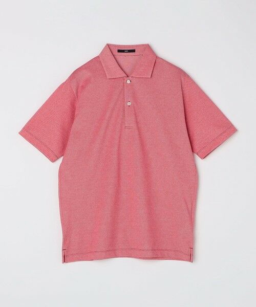 SHIPS / シップス Tシャツ | SHIPS: 〈吸水速乾〉COOLMAX(R) ピケ ワイドカラー ポロシャツ(レッド)