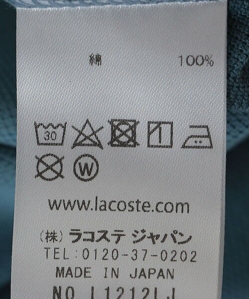 SHIPS / シップス Tシャツ | LACOSTE: L.12.12 ポロシャツ | 詳細9