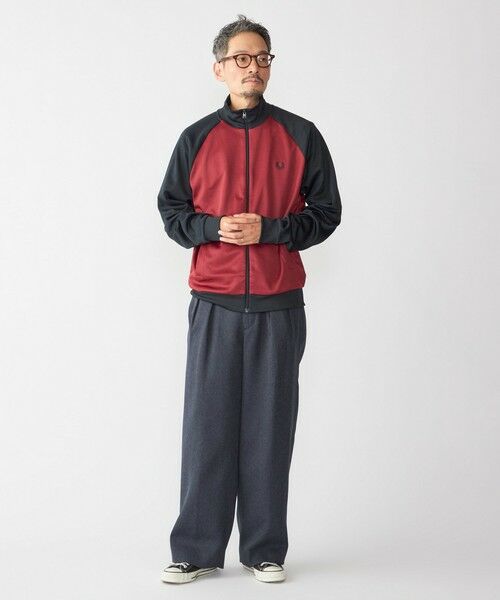 SHIPS / シップス テーラードジャケット | FRED PERRY: コントラスト スリーブ トラック ジャケット | 詳細1