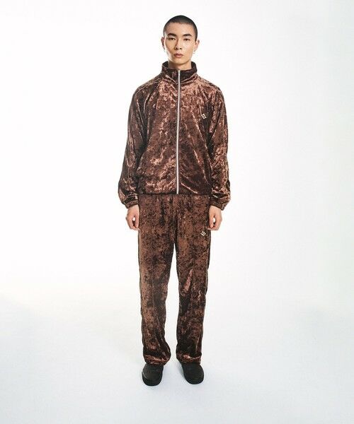 SHIPS / シップス テーラードジャケット | City Ambient Products: クラッシュベロアトラックジャケット(セットアップ対応) | 詳細1