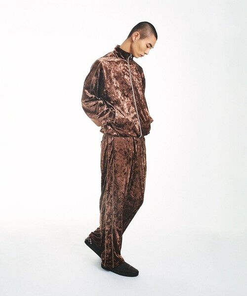 SHIPS / シップス テーラードジャケット | City Ambient Products: クラッシュベロアトラックジャケット(セットアップ対応) | 詳細3