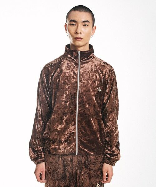 SHIPS / シップス テーラードジャケット | City Ambient Products: クラッシュベロアトラックジャケット(セットアップ対応) | 詳細2