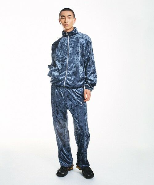 SHIPS / シップス テーラードジャケット | City Ambient Products: クラッシュベロアトラックジャケット(セットアップ対応) | 詳細14