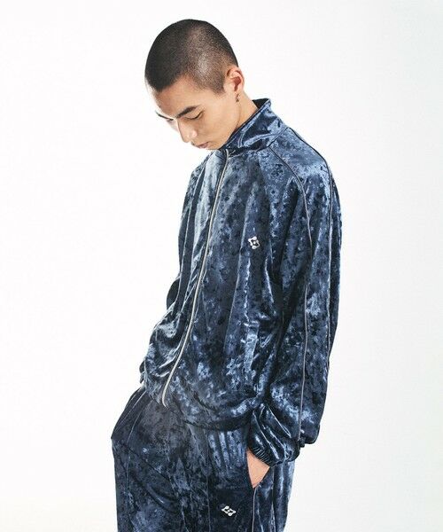 SHIPS / シップス テーラードジャケット | City Ambient Products: クラッシュベロアトラックジャケット(セットアップ対応) | 詳細17