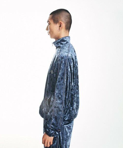 SHIPS / シップス テーラードジャケット | City Ambient Products: クラッシュベロアトラックジャケット(セットアップ対応) | 詳細12