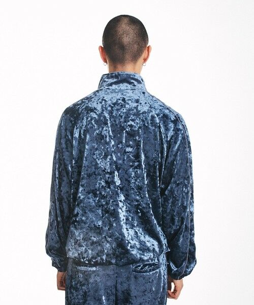 SHIPS / シップス テーラードジャケット | City Ambient Products: クラッシュベロアトラックジャケット(セットアップ対応) | 詳細13