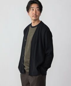 SHIPS / シップス カーディガン・ボレロ | SHIPS: 小松マテーレ ダブルクロス ニット Vネック カーディガン
