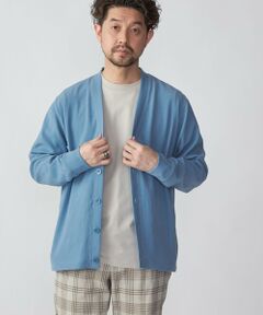 SHIPS / シップス カーディガン・ボレロ | SHIPS: 小松マテーレ ダブルクロス ニット Vネック カーディガン