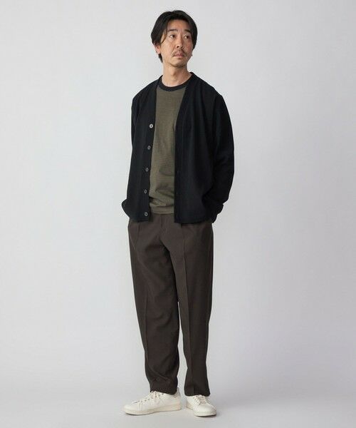 SHIPS / シップス カーディガン・ボレロ | SHIPS: 小松マテーレ ダブルクロス ニット Vネック カーディガン | 詳細5