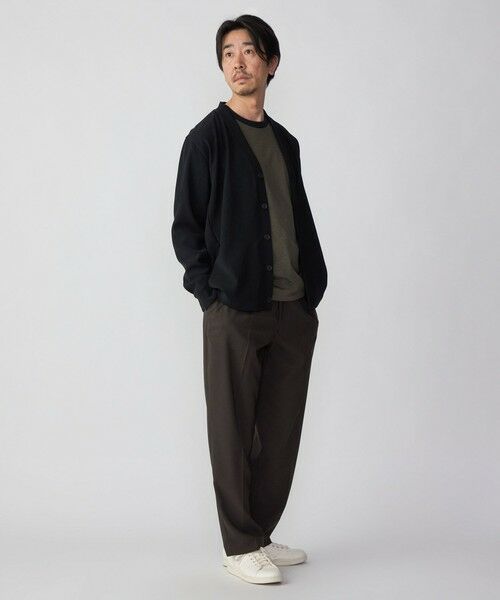 SHIPS / シップス カーディガン・ボレロ | SHIPS: 小松マテーレ ダブルクロス ニット Vネック カーディガン | 詳細8