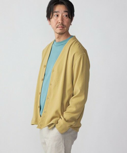 SHIPS / シップス カーディガン・ボレロ | SHIPS: 小松マテーレ ダブルクロス ニット Vネック カーディガン | 詳細12