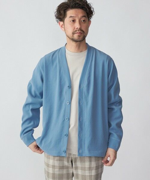 SHIPS / シップス カーディガン・ボレロ | SHIPS: 小松マテーレ ダブルクロス ニット Vネック カーディガン | 詳細21