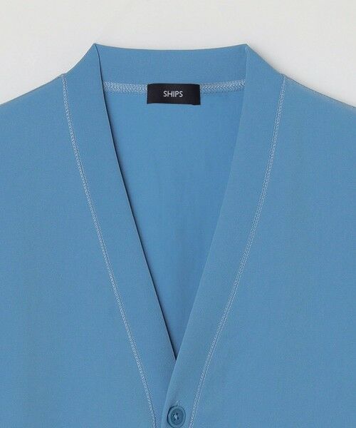 SHIPS / シップス カーディガン・ボレロ | SHIPS: 小松マテーレ ダブルクロス ニット Vネック カーディガン | 詳細30