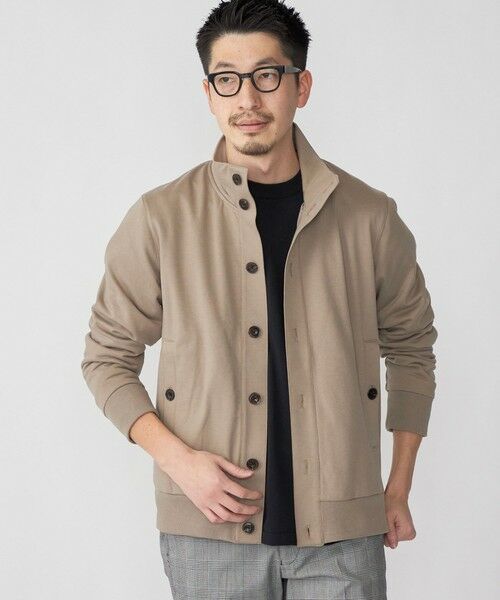 SHIPS / シップス カーディガン・ボレロ | SHIPS: TEXBRID(R) スタンド リブブルゾン(キャメル)