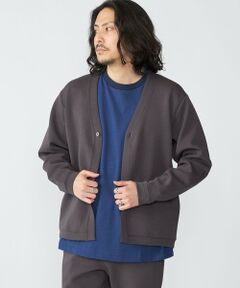 SHIPS / シップス カーディガン・ボレロ | 【WEB限定】SHIPS: ガスコットン ダブルニット 1ボタン カーディガン (セットアップ対応)