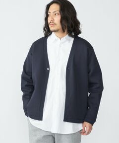 SHIPS / シップス カーディガン・ボレロ | 【WEB限定】SHIPS: ガスコットン ダブルニット 1ボタン カーディガン (セットアップ対応)