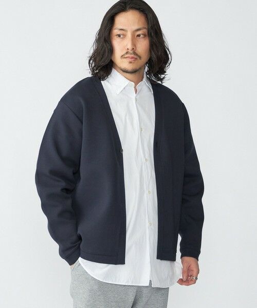 SHIPS / シップス カーディガン・ボレロ | 【WEB限定】SHIPS: ガスコットン ダブルニット 1ボタン カーディガン (セットアップ対応) | 詳細24