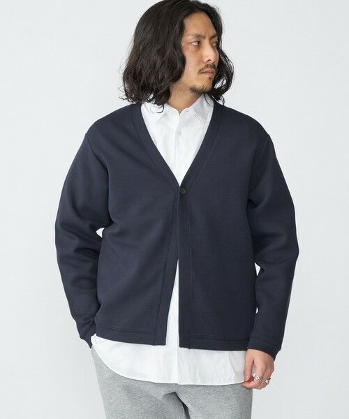 SHIPS / シップス カーディガン・ボレロ | 【WEB限定】SHIPS: ガスコットン ダブルニット 1ボタン カーディガン (セットアップ対応) | 詳細25