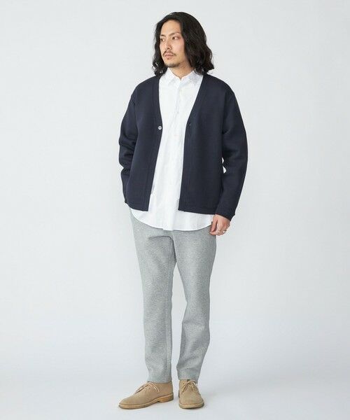 SHIPS / シップス カーディガン・ボレロ | 【WEB限定】SHIPS: ガスコットン ダブルニット 1ボタン カーディガン (セットアップ対応) | 詳細15