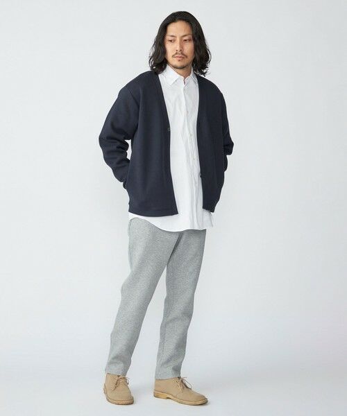 SHIPS / シップス カーディガン・ボレロ | 【WEB限定】SHIPS: ガスコットン ダブルニット 1ボタン カーディガン (セットアップ対応) | 詳細19