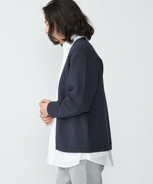 SHIPS / シップス カーディガン・ボレロ | 【WEB限定】SHIPS: ガスコットン ダブルニット 1ボタン カーディガン (セットアップ対応) | 詳細21