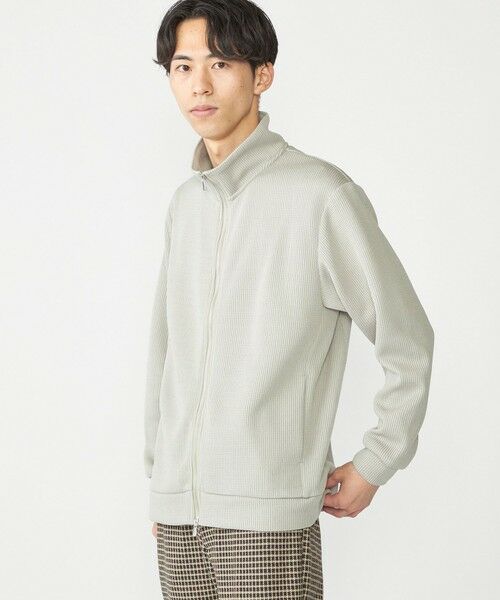 SHIPS / シップス カーディガン・ボレロ | SHIPS:〈手洗い可能〉ドライバーズ ニット ジップ カーディガン(ライトグレー)