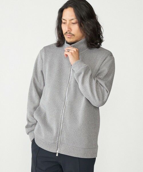 SHIPS / シップス カーディガン・ボレロ | SHIPS:〈手洗い可能〉ドライバーズ ニット ジップ カーディガン(グレー)