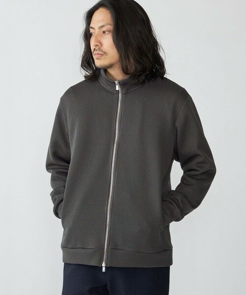 SHIPS / シップス カーディガン・ボレロ | SHIPS:〈手洗い可能〉ドライバーズ ニット ジップ カーディガン(ダークグレー)