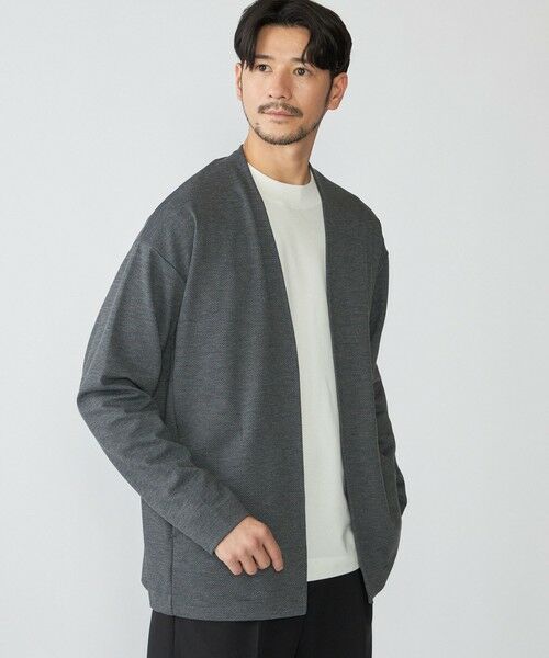 SHIPS / シップス カーディガン・ボレロ | SHIPS: NEW ノーカラー リラックス カーディガン | 詳細1