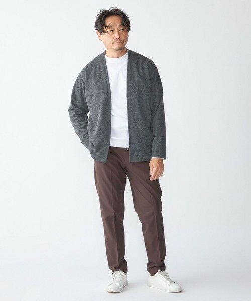 SHIPS / シップス カーディガン・ボレロ | SHIPS:〈手洗い可能〉ドビー メッシュ ノーカラー カーディガン | 詳細4