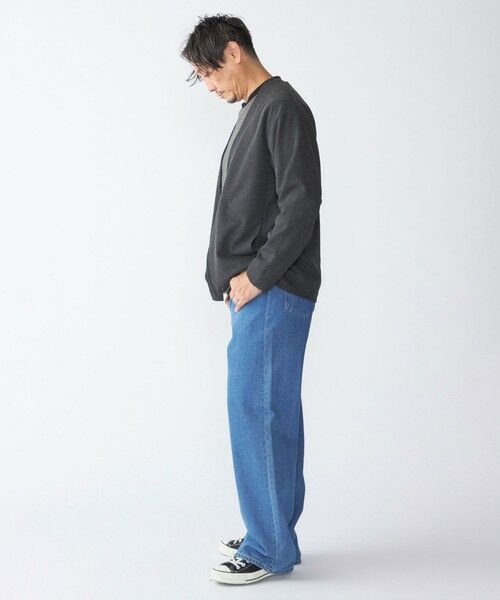 SHIPS / シップス カーディガン・ボレロ | SHIPS:〈手洗い可能〉ドビー メッシュ ノーカラー カーディガン | 詳細12